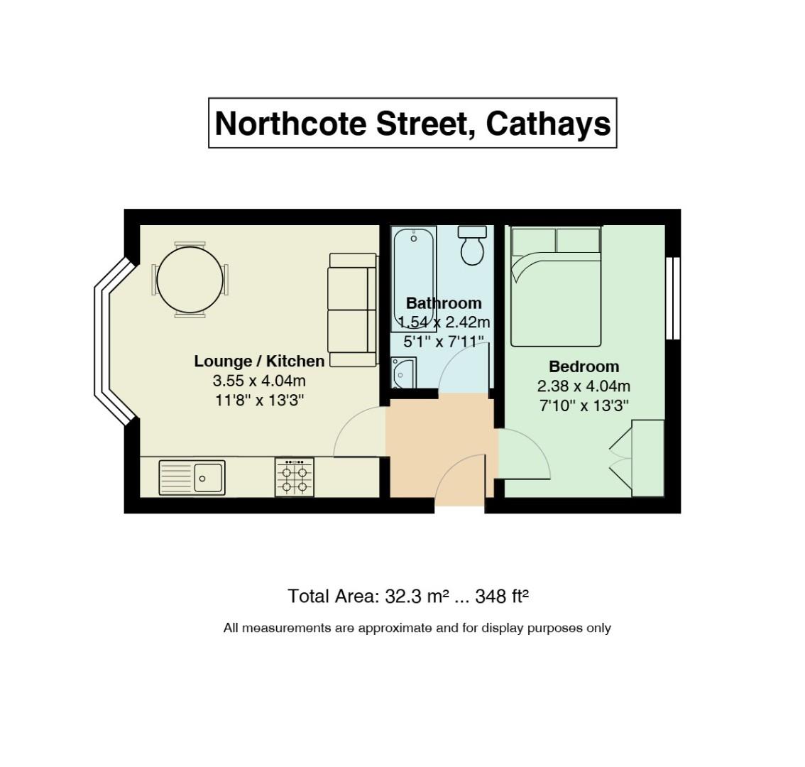 Floorplan for Northcote Street, Cathays